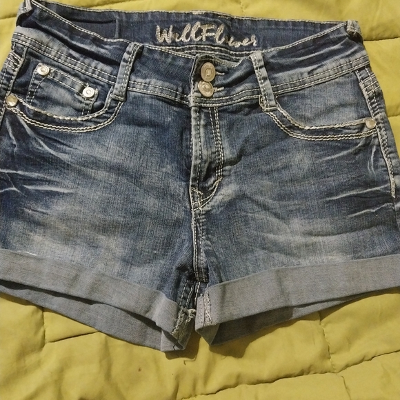 Wildflowers Pants - WallfowerBlue Jean Shorts Classic Cutoff Style